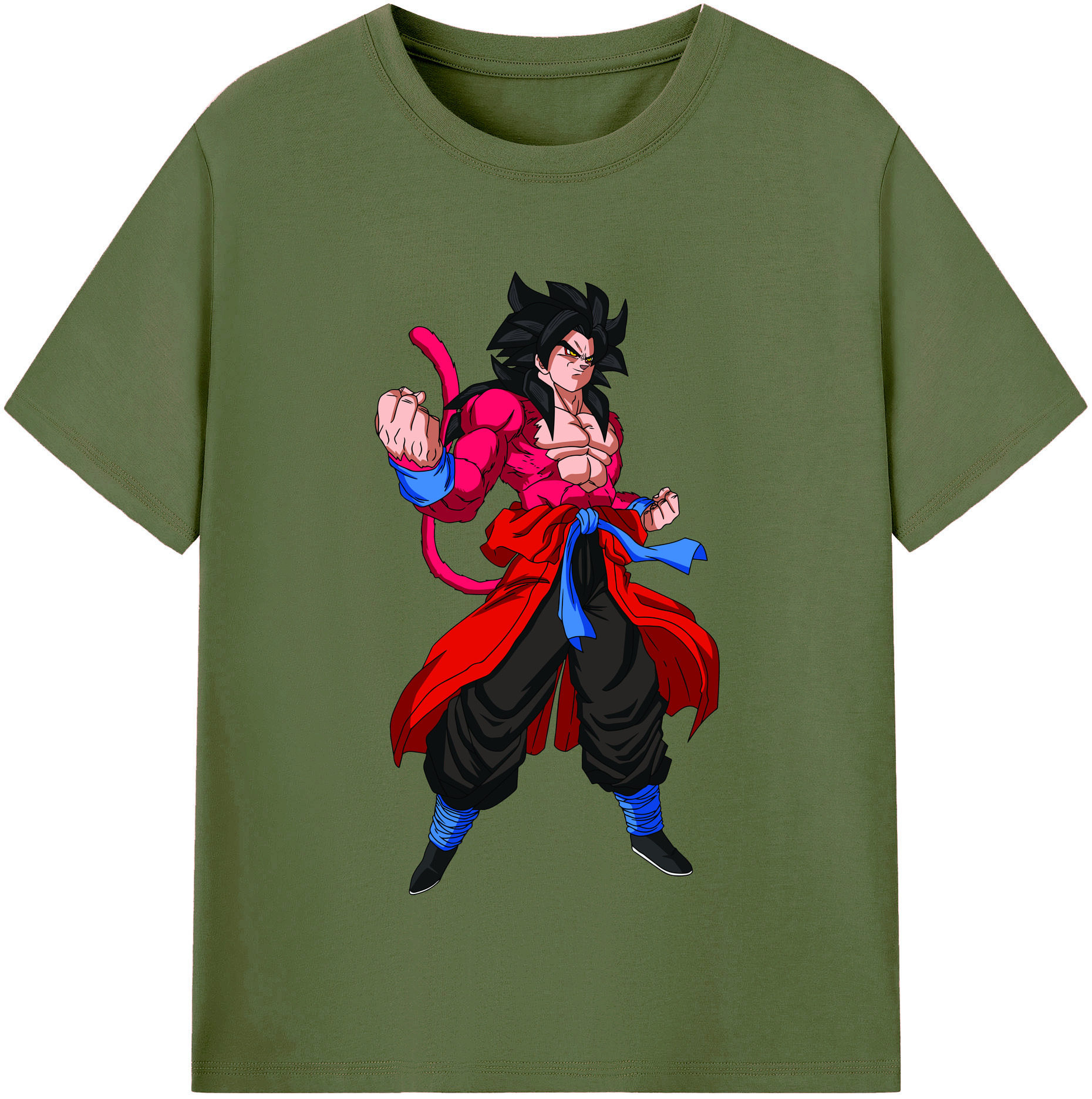 （画像用） ドラゴンボール 孫悟空（そん ごくう）Son Goku カカロット DRAGON BALL Kakarotto 綿100％半袖Tシャツ（フロントプリント）